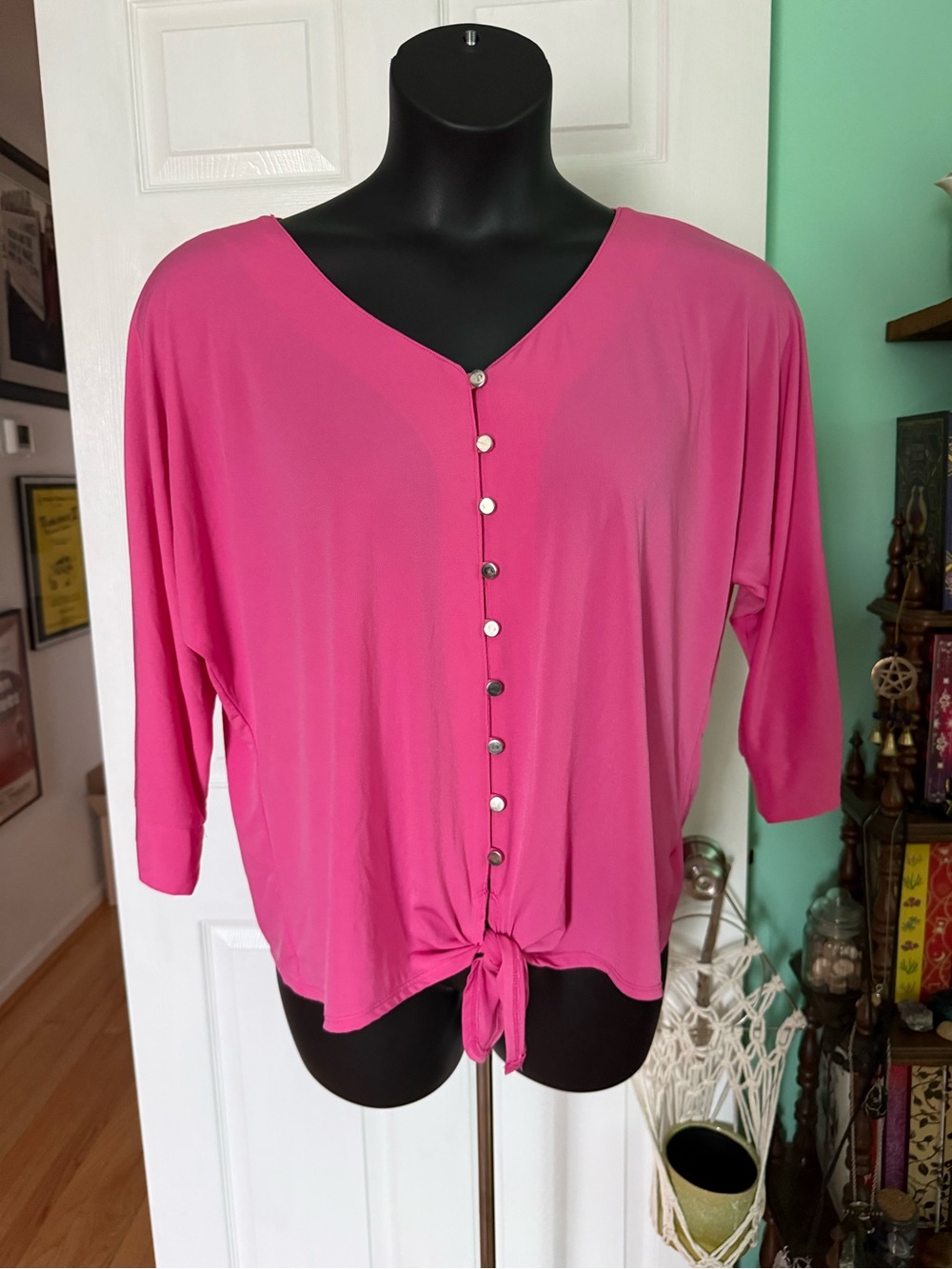 Pink Crop Blouse
